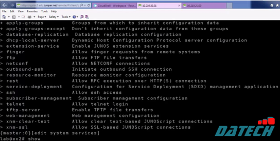 Cấu hình System Log trên Switch EX Series