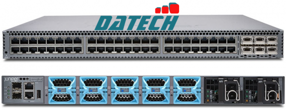 Switch Juniper QFX5100-48T-DC-AFI 48 100M/1G/10G RJ-45 ports, 6 QSFP ports