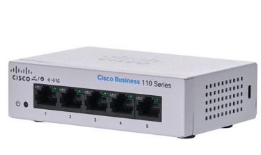 CBS110-5T-D-EU - Cisco CBS110 Unmanaged 5-port GE, Desktop, Ext PS CBS110-5T-D-EU - Cisco CBS110 Unmanaged 5-port GE, Desktop, Ext PS