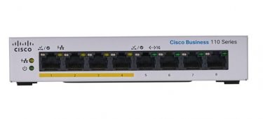 CBS110-8PP-D-EU Cisco CBS110 Unmanaged 8-port GE, Partial PoE with 32W power budget, Desktop, Ext PS CBS110-8PP-D-EU Cisco CBS110 Unmanaged 8-port GE, Partial PoE with 32W power budget, Desktop, Ext PS