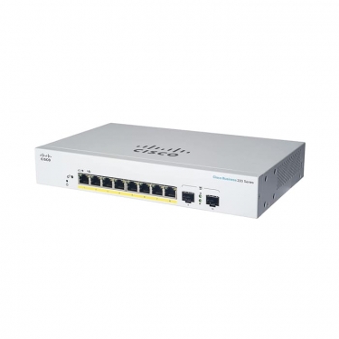 CBS220-8FP-E-2G CBS220 Smart 8-port GE, 130W PoE+, 2 Gigabit SFP