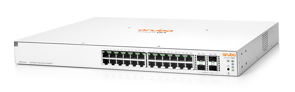 JL683A - Aruba Instant On 1930 24G Class4 PoE 4SFP/SFP+ 195W Switch