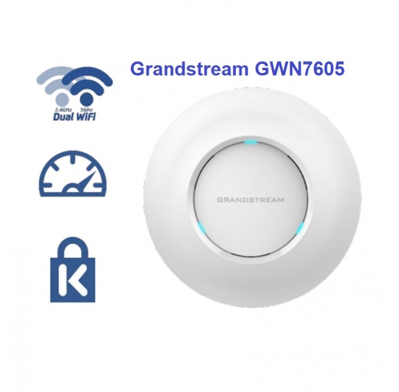 Đánh giá wifi Access Point Grandstream GWN7605